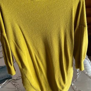 Oversized mustard sweater
